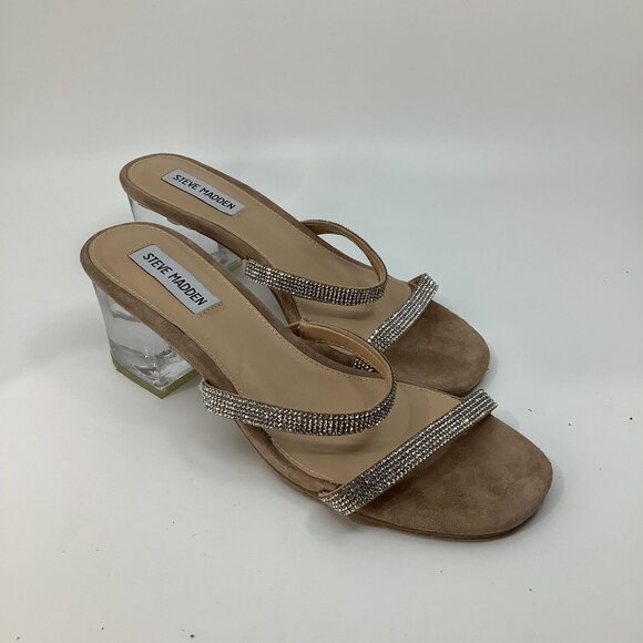 Steve Madden Silver Slippers - Picture 7 of 8